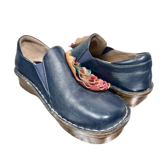 L’Artiste Spring Step | Women | Emilia Leather Floral Slip On Shoes | Sz 5.5-6 - Picture 2 of 13
